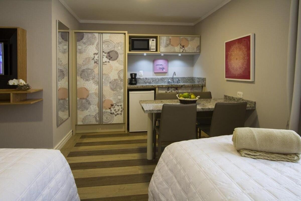 Apartmán Rosa Flats Charm Gramado Exteriér fotografie